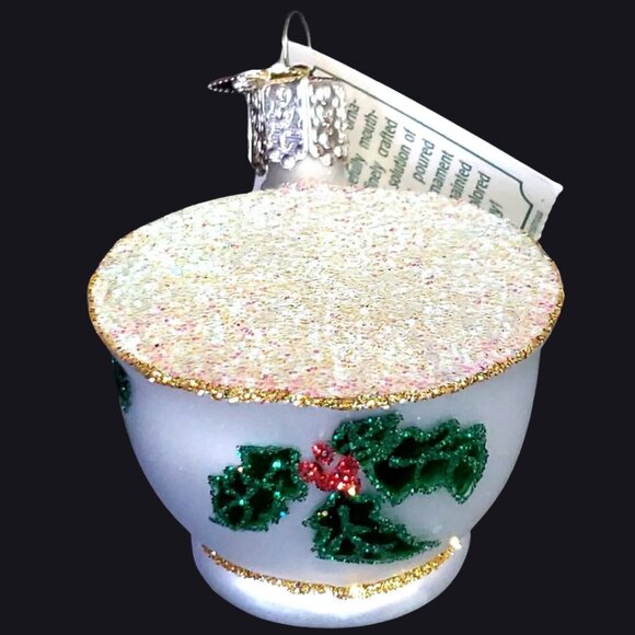 Old World Christmas OWC Blown Glass Katherine's Teapot and Teacup Set with Tags - Picture 8 of 16